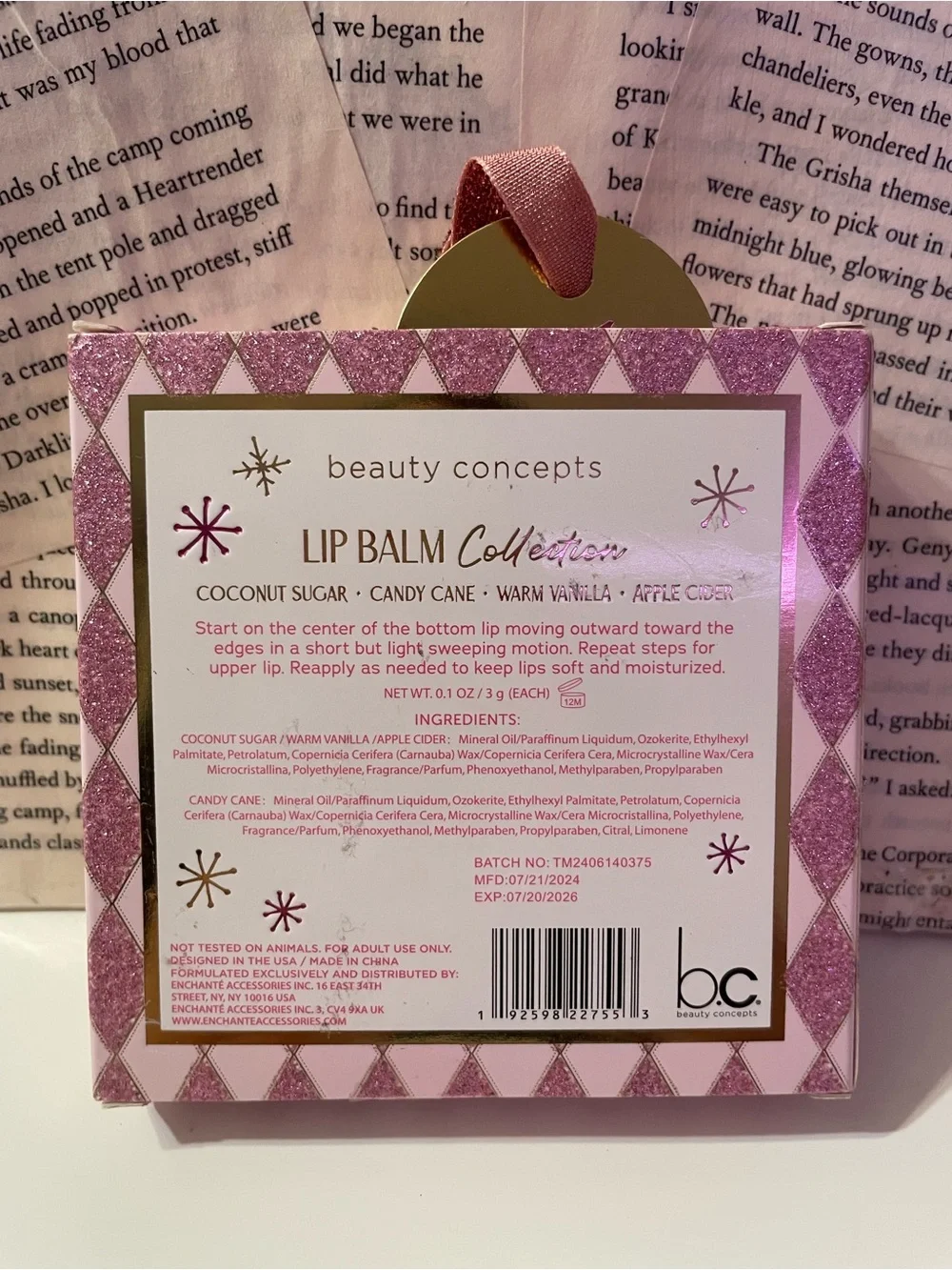 Beauty Lip Balm- Nutcracker and Ballerina